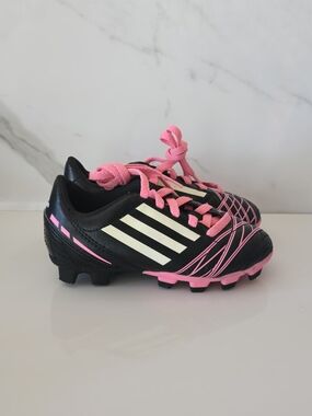 Adidas | Black & Pink Soccer Cleats Size 10.5